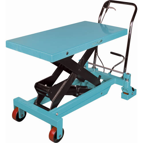 Heavy-Duty Hydraulic Scissor Lift Table, 40" L x 20-1/8" W, Steel, 2200 lbs. Capacity Distribution Jean Lapalme