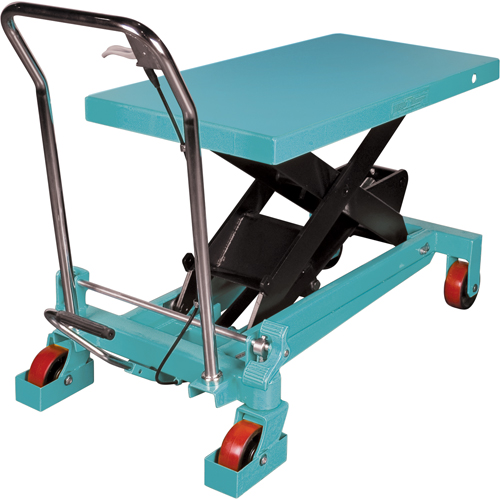 Heavy-Duty Hydraulic Scissor Lift Table, 40" L x 20-1/8" W, Steel, 2200 lbs. Capacity Distribution Jean Lapalme