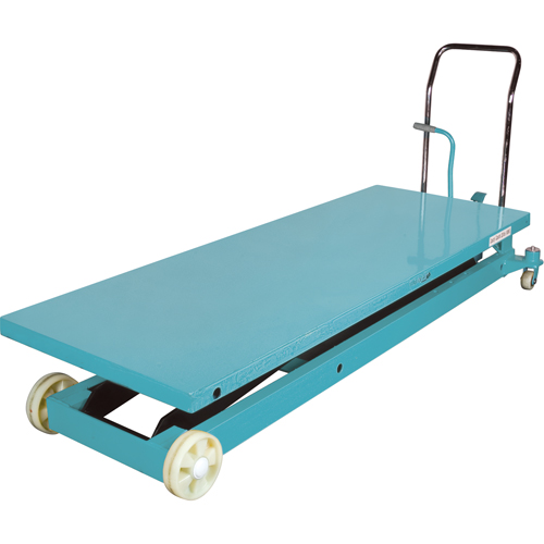 Heavy-Duty Hydraulic Scissor Lift Table, 80-1/8" L x 29-1/2" W, Steel, 2200 lbs. Capacity Distribution Jean Lapalme