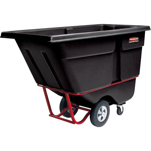 Chariot basculeur en acier, Poly&eacute;thyl&egrave;ne, 1 vg³, Capacit&eacute; de charge de 2100 lb Distribution Jean Lapalme