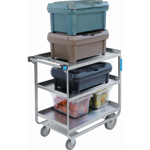 Chariots robustes &agrave; ch&acirc;ssis en U, 3 Tiers, 23" la x 37-1/8 h x 38-5/8" p, Capacit&eacute; 700 lb Distribution Jean Lapalme