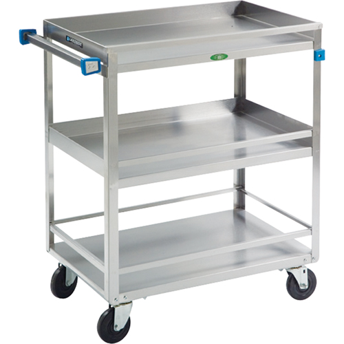 Chariots avec barres de retenue, 3 Tiers, 19" la x 34-3/4" h x 31" p, Capacit&eacute; 500 lb Distribution Jean Lapalme
