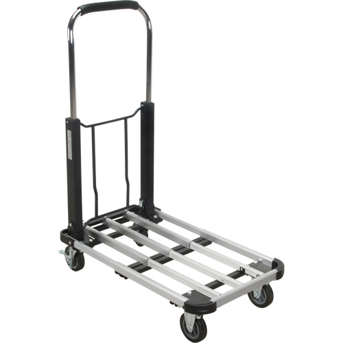 Chariots &agrave; plateforme pliants, Aluminium, 300 lb, 28" lo x 16" la, Hauteur 32" Distribution Jean Lapalme