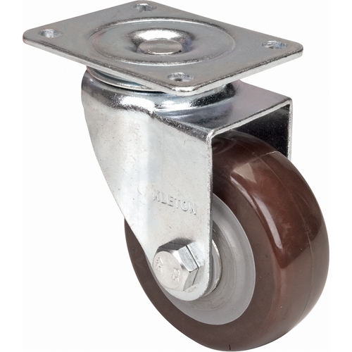 Caster, Swivel, 4" (101.6 mm), Polyurethane, 440 lbs. (199.58 kg.) Distribution Jean Lapalme