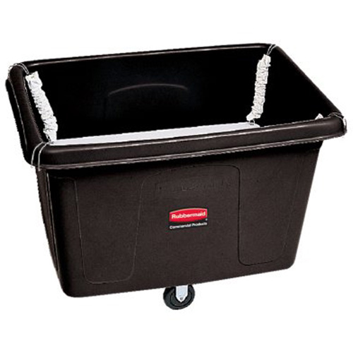 Chariot conteneur avec plateforme sur ressorts, Poly&eacute;thyl&egrave;ne, 44-1/16" lo x 31" la x 32-1/2" h, Volume 14 pi³, Capacit&eacute; 500 lb Distribution Jean Lapalme