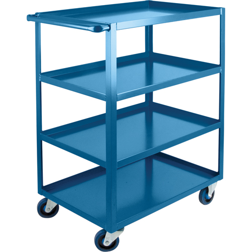 Chariots &agrave; tablettes robustes, 4 Tiers, 24" la x 48" h x 51" p, Capacit&eacute; 1200 lb Distribution Jean Lapalme