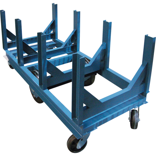 Chariot &agrave; berceaux, 60" lo x 28" la x 29" h, Capacit&eacute; de 5000 lb, Roue Ph&eacute;nolique Distribution Jean Lapalme