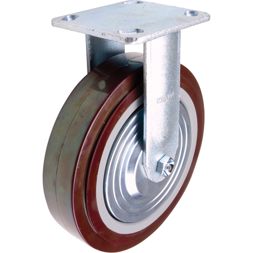 Caster, Rigid, 8" (203.2 mm), Polyurethane, 1000 lbs. (453.6 kg.) Distribution Jean Lapalme