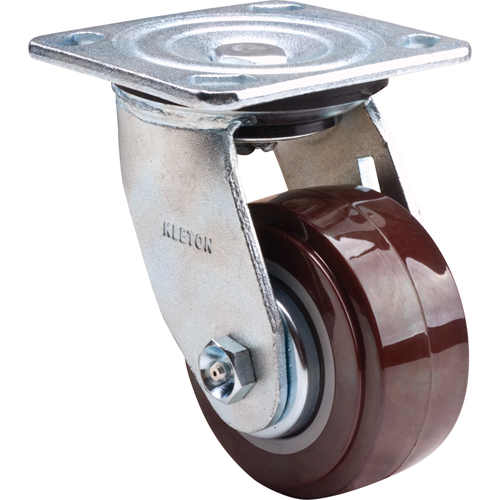 Caster, Swivel, 4" (101.6 mm), Polyurethane, 550 lbs. (249.5 kg.) Distribution Jean Lapalme