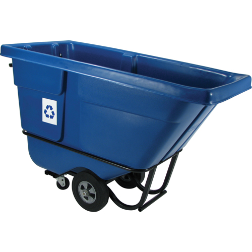 Tilt Truck, Polyethylene, 1/2 cu. yd., 850 lbs. Load Capacity Distribution Jean Lapalme