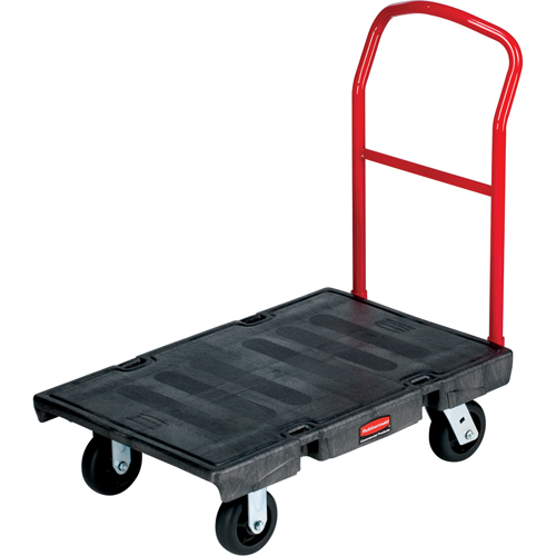 Chariot &agrave; plateforme robuste, 60" lo x 30" la, 2500 lb cap, Roues Polyol&eacute;fine Distribution Jean Lapalme