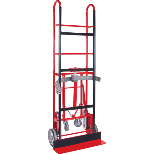 Diable de calibre industriel pour &eacute;lectrom&eacute;nagers, Acier, Capacit&eacute; 850 lb, 24" la x 66" h Distribution Jean Lapalme