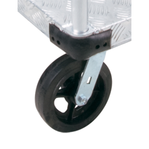 Chariots &agrave; plateforme en aluminium, 24" la x 36" lo, 2000 lb cap, Roues Caoutchouc moul&eacute; Distribution Jean Lapalme