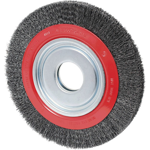 Disque &agrave; fils cr&ecirc;p&eacute;s, 6" dia., Fils 0,02", Arbre 1/2"/2"/5/8" Distribution Jean Lapalme