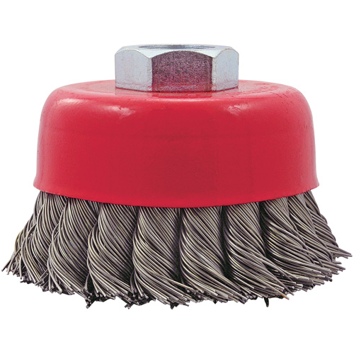 CK3201T Brosse fils nou&eacute;s torsad&eacute;s, 3" dia. x 5/8"-11 arbre Distribution Jean Lapalme