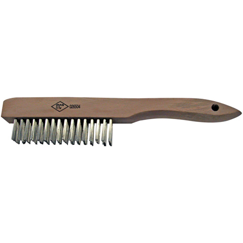 Brosse &agrave; r&eacute;curer, Acier inoxydable, 4 x 16 rangs de fils Distribution Jean Lapalme
