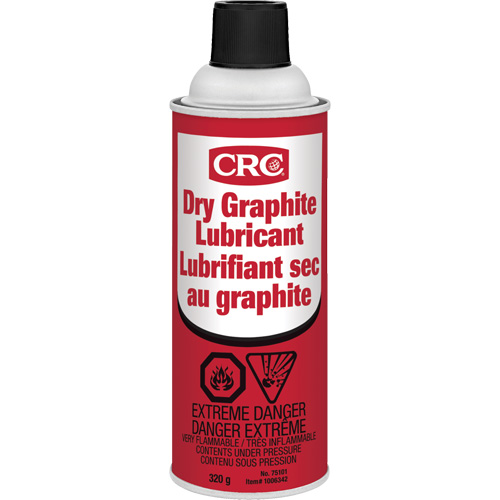 Lubrifiant au graphite sec, Canette a&eacute;rosol Distribution Jean Lapalme