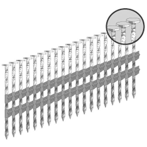 21° Strip Nails - Plastic Collated Distribution Jean Lapalme