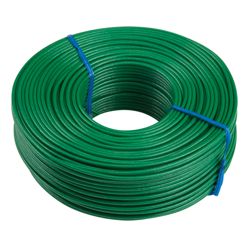 Fil d'attache pour barres d'armature, Enduit PVC vert, Cal. 16, 3,125 lb /bobine Distribution Jean Lapalme