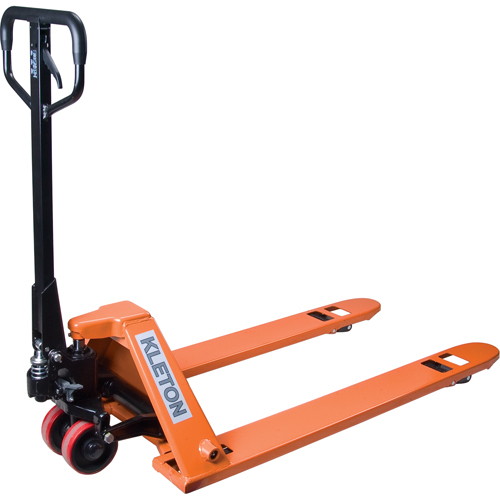 Transpalette hydraulique &agrave; profil bas, 48" lo x 27" la, Capacit&eacute; de 3300 lb Distribution Jean Lapalme