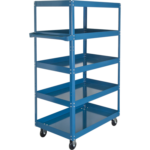 Chariots &agrave; tablette, 5 Tiers, 18" la x 61" h x 30" p, Capacit&eacute; 900 lb Distribution Jean Lapalme