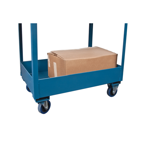 Chariots de service &agrave; bordure profonde, 2 Tiers, 24" la x 47" h x 36" p, Capacit&eacute; 1200 lb Distribution Jean Lapalme