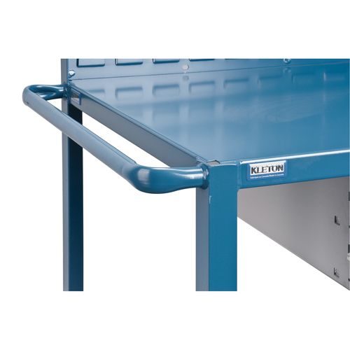 Mobile Service Cart, 2 Tiers, 24" W x 57" H x 40" D, 1200 lbs. Capacity Distribution Jean Lapalme