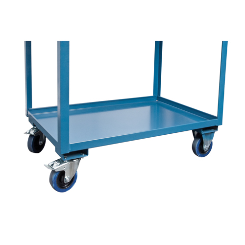 Mobile Service Cart, 2 Tiers, 24" W x 57" H x 40" D, 1200 lbs. Capacity Distribution Jean Lapalme