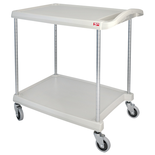 myCart Utility Cart, 2 Tiers, 20" x 35-1/2" x 30", 300 lbs. Capacity Distribution Jean Lapalme
