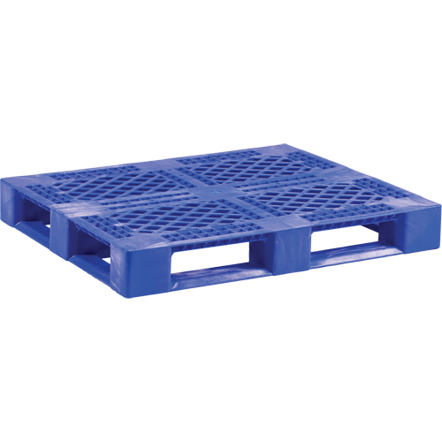 Palette en plastique pour usage moyen de qualit&eacute; alimentaire, 48" lo x 40" la x 6-1/10" h, Acc&egrave;s Quatre c&ocirc;t&eacute;s Distribution Jean Lapalme