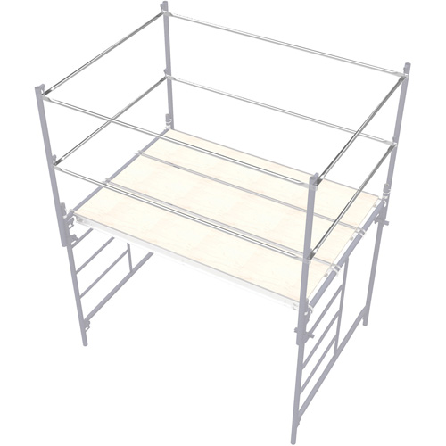 Accessoires pour &eacute;chafaudage - Barre de retenue, Barre de retenue, 2" la x 48" h Distribution Jean Lapalme