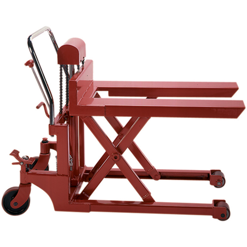 Scissor Pallet Lifter, 44" L x 27" W, Steel, 1100 lbs. Capacity Distribution Jean Lapalme
