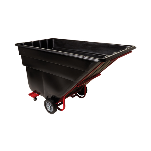 Tilt Truck, Polyethylene, 1-1/2 cu. yd., 1200 lbs. Load Capacity Distribution Jean Lapalme