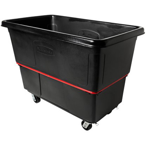 Heavy-Duty Utility Truck, Black Recycled Plastic, 59"/34-5/8" L x 34"/59-1/64" W x 42-1/16"/42-7/8" H, 27 cu. ft. Volume, 1200 lbs. Capacity Distribution Jean Lapalme
