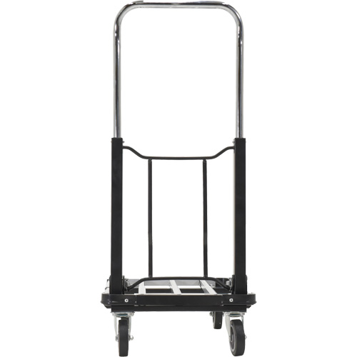 Chariot &agrave; plateforme repliable, Acier inoxydable, 300 lb, 28" lo x 16" la, Hauteur 33-1/2" Distribution Jean Lapalme