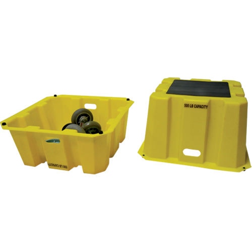 Escabeaux emboîtables industriels, 25" x 25" x Hauteur 10-1/2" Distribution Jean Lapalme