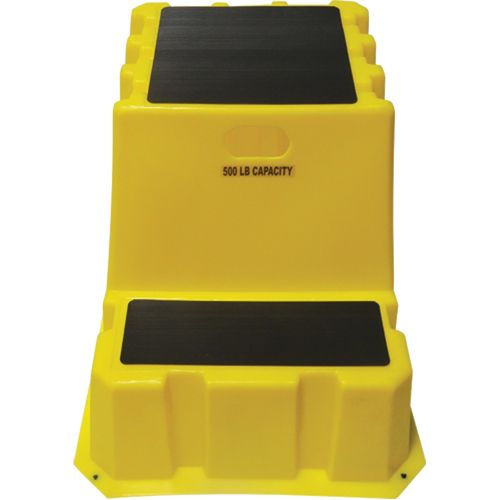 Escabeaux emboîtables industriels, 2 marches, 33" x 25-3/4" x Hauteur 24" Distribution Jean Lapalme