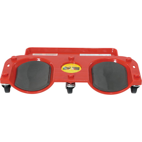 Socle roulant pour les genoux, Plastique, Rouge, Capacit&eacute; 350 lb Distribution Jean Lapalme