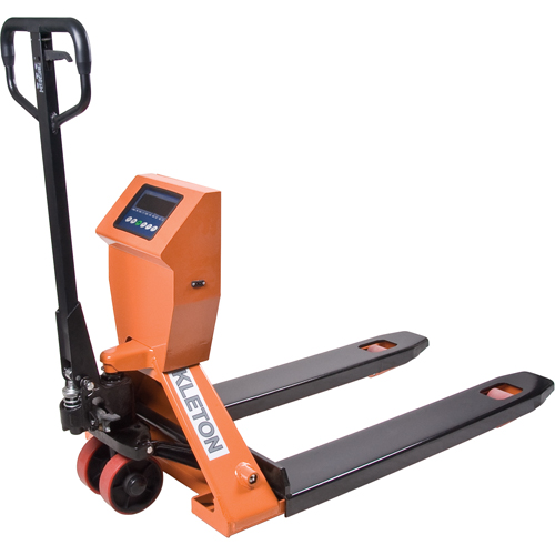 Transpalette &agrave; balance num&eacute;rique, 44,5" lo x 21,25" la, Capacit&eacute; de 4400 lb Distribution Jean Lapalme