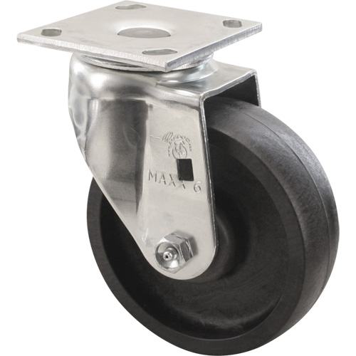Roulette Emaxx RollX remplie de verre, Pivotant, 4" (101,6 mm), Nylon, 1200 lb (544,3 kg) Distribution Jean Lapalme