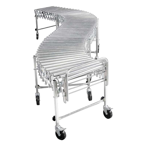 Expandable/Flexible Conveyors, 18" W x 24' 8" L, 200 lbs. per lin. ft. Capacity Distribution Jean Lapalme