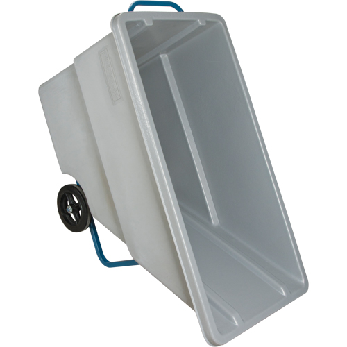 Chariot basculeur en acier, Poly&eacute;thyl&egrave;ne, 0,625 vg³, Capacit&eacute; de charge de 850 lb Distribution Jean Lapalme