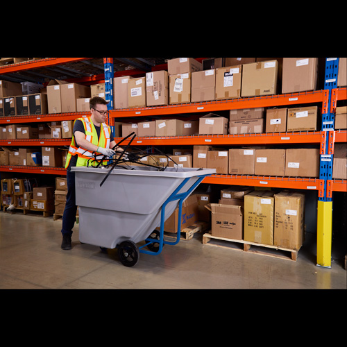 Tilt Truck, Polyethylene, 0.625 cu. yd., 850 lbs. Load Capacity Distribution Jean Lapalme