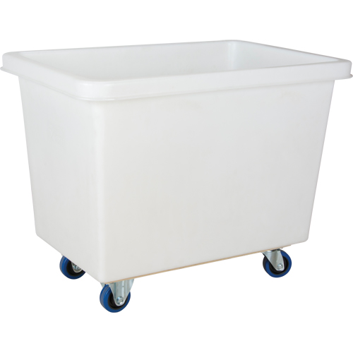 Tapered Wall Box Truck, White Polyethylene, 39" L x 27" W x 31" H, 12 cu. ft. Volume, 600 lbs. Capacity Distribution Jean Lapalme