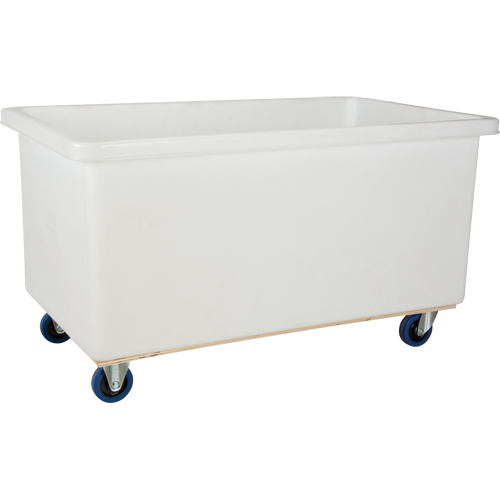Straight Wall Box Truck, White Polyethylene, 57" L x 34" W x 33" H, 22 cu. ft. Volume, 600 lbs. Capacity Distribution Jean Lapalme