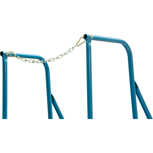 Trailer Access Rolling Ladder with Rails, 4 Steps, 22" Step Width, 37" Platform Height, Steel Distribution Jean Lapalme