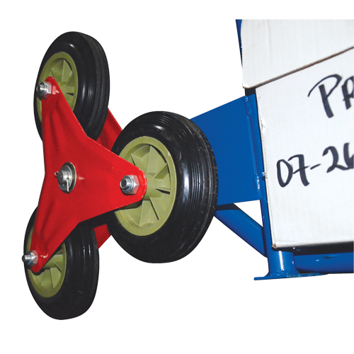 Stair Climbing Hand Truck, Steel Frame, 24" W x 45-3/4" H, 300 lbs. Capacity Distribution Jean Lapalme
