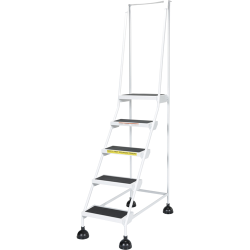 &eacute;chelles Stop-Step pour travaux l&eacute;gers, 5 marches, Largeur de la marche 16", Hauteur de la plateforme 47-11/16", Acier Distribution Jean Lapalme