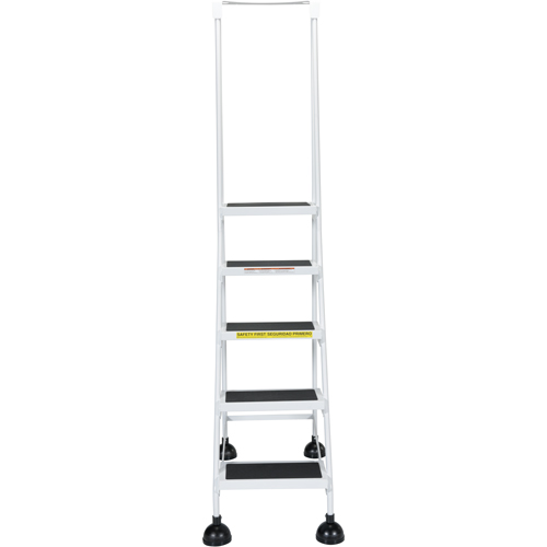 &eacute;chelles Stop-Step pour travaux l&eacute;gers, 5 marches, Largeur de la marche 16", Hauteur de la plateforme 47-11/16", Acier Distribution Jean Lapalme