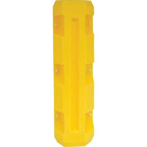 Protecteur de colonne &eacute;troite, Ouverture int&eacute;rieure 6" x 6", 12" lo x 12" la x 42" h, Jaune Distribution Jean Lapalme